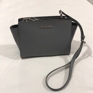 Michael Kors Gray Cross Body Purse